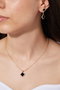 Heliophilia Silver Conjunto de collar y pendientes de metal CSET9824 Dorado